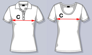 How to measure chest width on a Delzani shirt