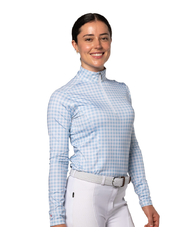 Aleysa · Blue White Technical Shirt