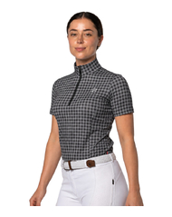 Aleysa · Black Grey Technical Riding Shirt