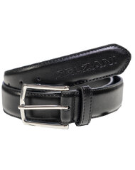 Ladies Leather Horse Riding Belt - Black