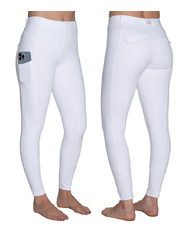 Brianna PRO · White Competition Horse Riding Tights