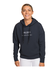 Chiara · Navy Fleece Riding Hoodie