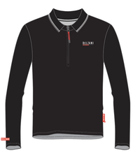 Cleo · Black Equestrian Polo Shirt