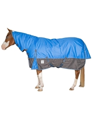 Delzani Denver 1200 Denier 300g Winter Horse Rug – Combo Neck – Waterproof Turnout – Blue