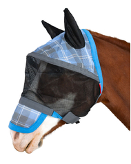 Horse Fly Mask Full Face PVC Mesh | Nose and Ear Protection