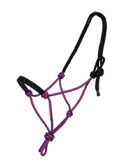 Soft Rope Horse Halter - Rose | Navy
