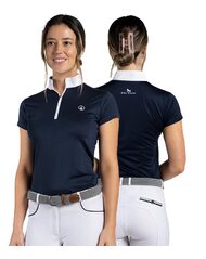 Havana Ladies Competition Show Horse Riding Shirt - Short Sleeve