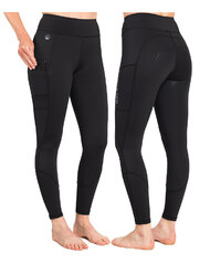 Isabella PRO · Black  Horse Riding Tights with Phone Pocket