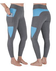 Isabella RX · Grey 2T Horse Riding Tights