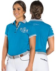 Lindelle · Teal Premium Cotton Polo Shirt