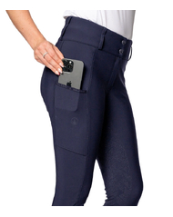 Saria · Classic Breeches · Advanced Stretch · Navy | Knee Grip