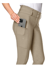 Saria · Classic Breeches · Advanced Stretch · Taupe | Knee Grip