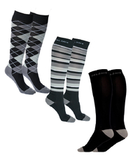 Horse Riding Socks · 3-Pack Mix Classic Black