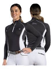Zara · Graphite-White Technical Riding Shirt