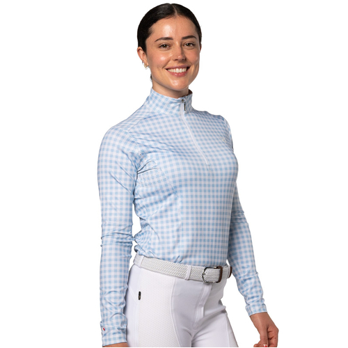 Aleysa · Blue White Technical Shirt