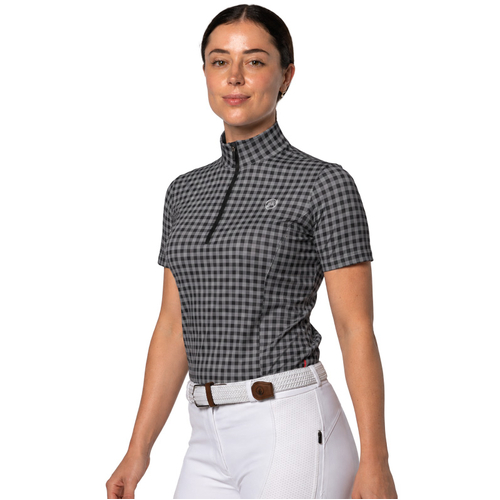 Aleysa · Black Grey Technical Riding Shirt