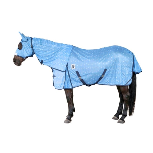 Barcoo Lite Fly Mesh Attached Hood Horse Rug
