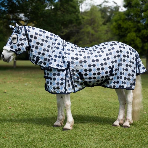 Barcoo Air-Lite Fly Mesh Attached Hood Horse Rug