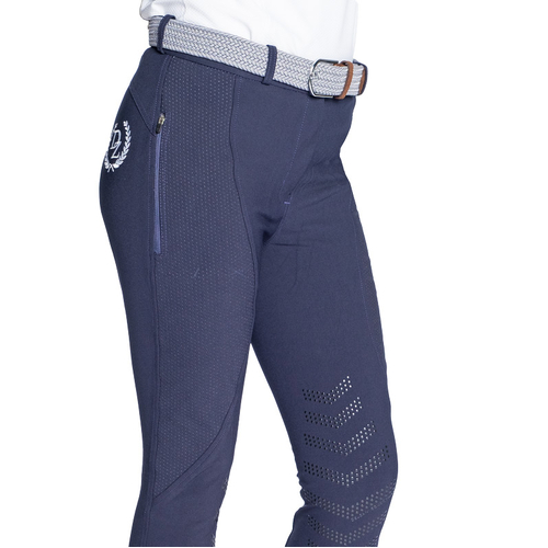 Sienna · Navy ClassicTek Breeches | KNEE Grip | Phone Pockets