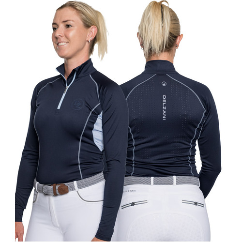 Dixie-Air · Navy and Light Blue Technical Shirt