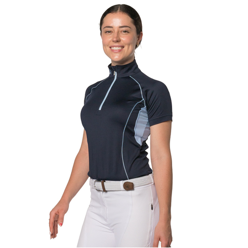 Dixie Air · Navy and Blue Horse Riding Shirt