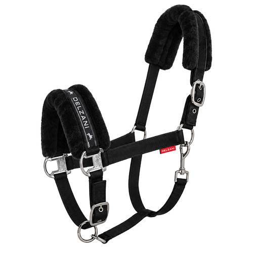 Luxury Padded Halter with Faux Fur