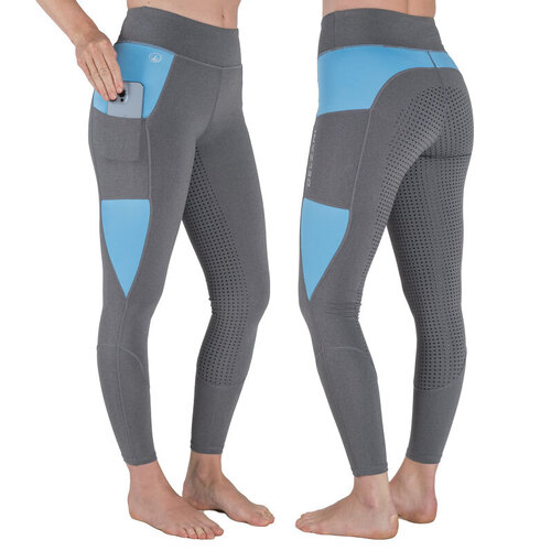 Isabella RX · Grey 2T Horse Riding Tights
