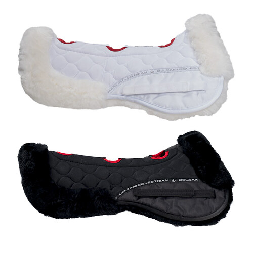 Pro Air+  Sheepskin Numnah Half Pad - with Air Vents