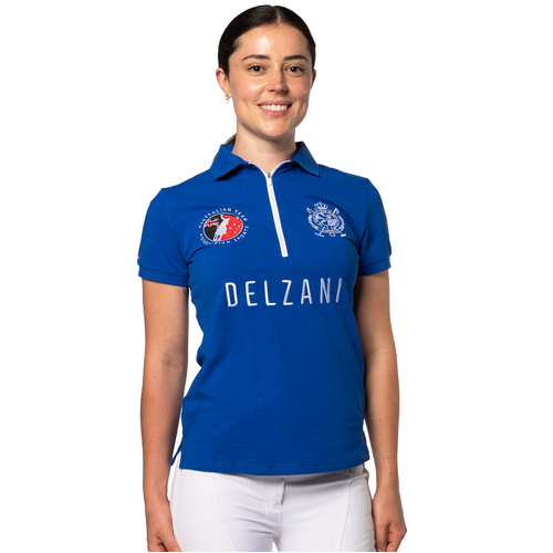 Romi · Blue Premium Cotton Polo Shirt