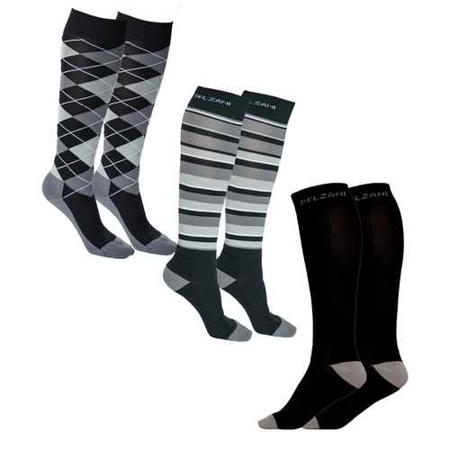 Horse Riding Socks · 3-Pack Mix Classic Black