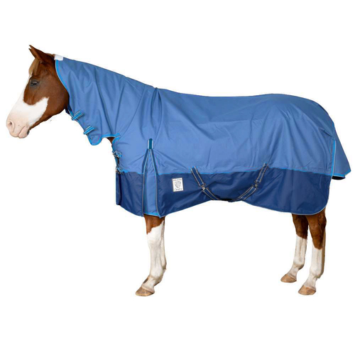 Delzani 'Waratah' 600D Waterproof Rainsheet Neck Combo - Light Blue