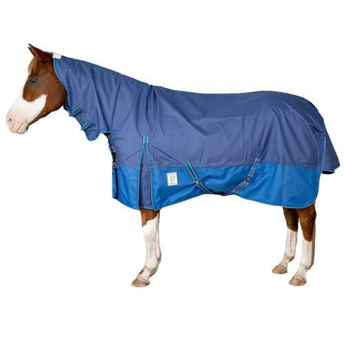 Delzani 'Wyndham' 1200D Rainsheet Waterproof Turnout Neck Combo Horse Rug